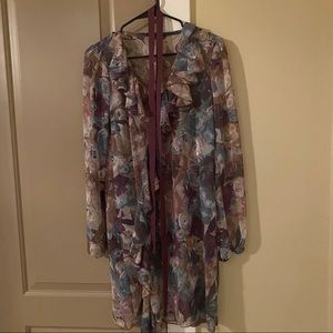 Sisley by Benetton Floral Dress Small